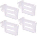 Cyrox Refrigerator,Kitchen, Stationary Drawers Divider Shelf Clips Expandable Fridge Drawers Storage Partition Clips Storage Org