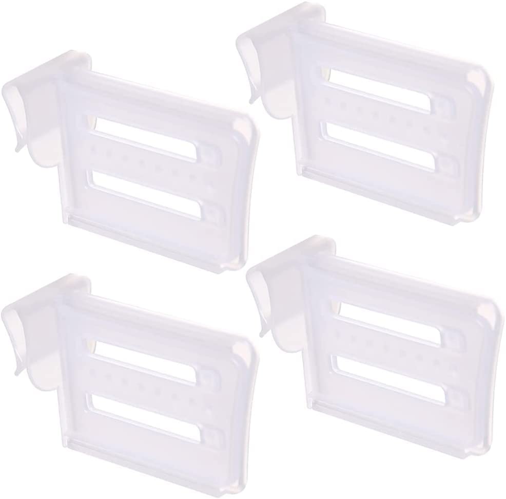 Cyrox Refrigerator,Kitchen, Stationary Drawers Divider Shelf Clips Expandable Fridge Drawers Storage Partition Clips Storage Org
