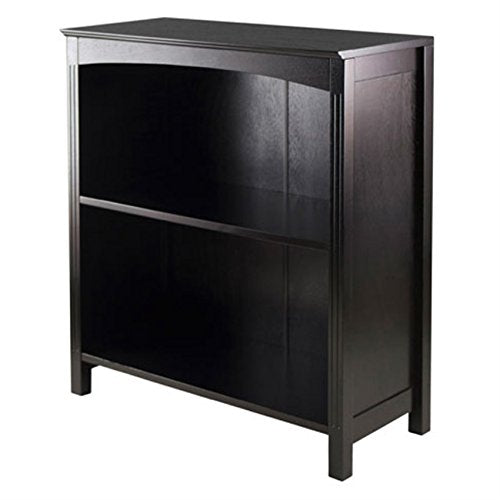 Ergode Contemporary Aaron A-Frame Shelf - 30.1' Width, 12.1' Depth - Solid Wood Frame - 3-Tier Design - 50 lbs Load Capacity - Sleek Black Finish (92327-VV)