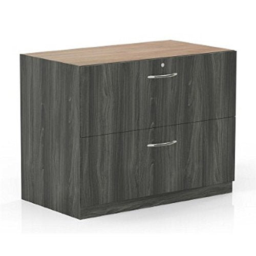 Mayline Aberdeen File Cabinet, Gray Steel Laminate, 36"