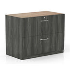 Mayline Aberdeen File Cabinet, Gray Steel Laminate, 36"