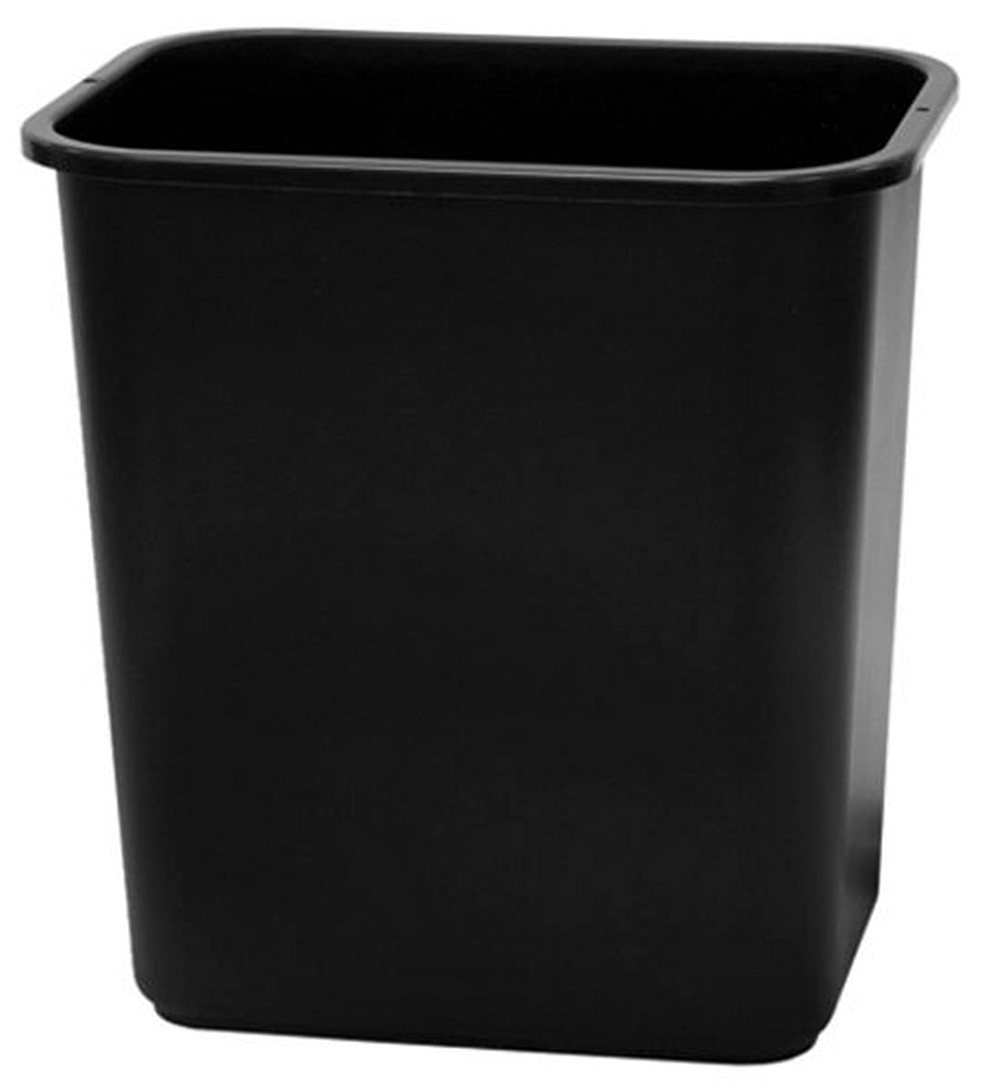 United Solutions WB0057 Black Thirteen Quart Rectangular Office/Indoor Wastebasket - 13QT 3.25 Gallon Trash/Refuse Can in Black 