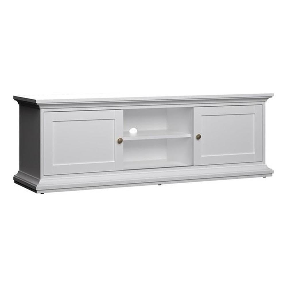 Sonoma 2 Sliding Door TV Stand, White