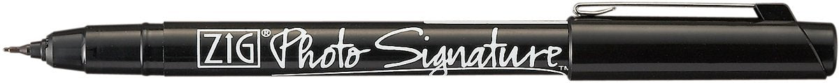 12 Pack Zig Photo Signature Marker-Black -Ps220-010