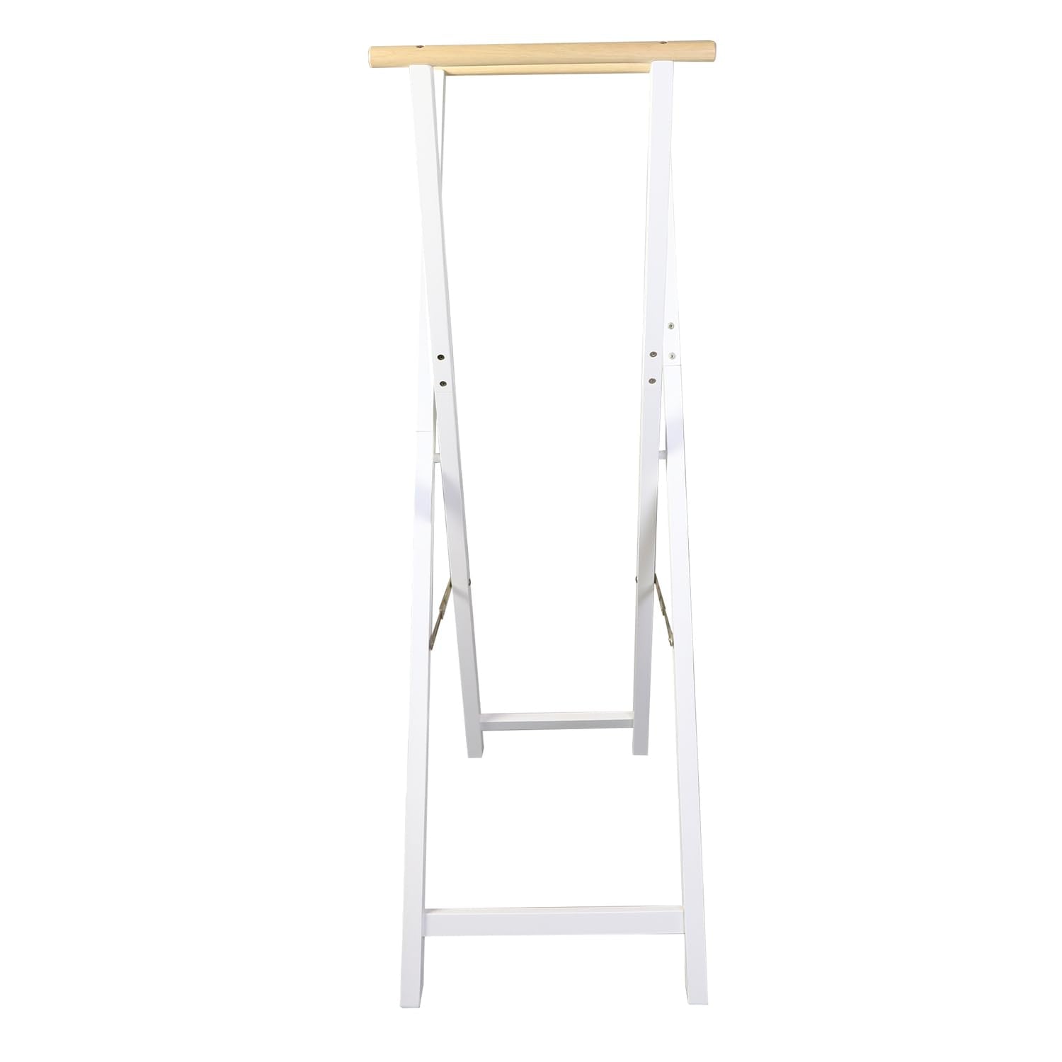 Solid Wood Folding Clothing Garment Rack
