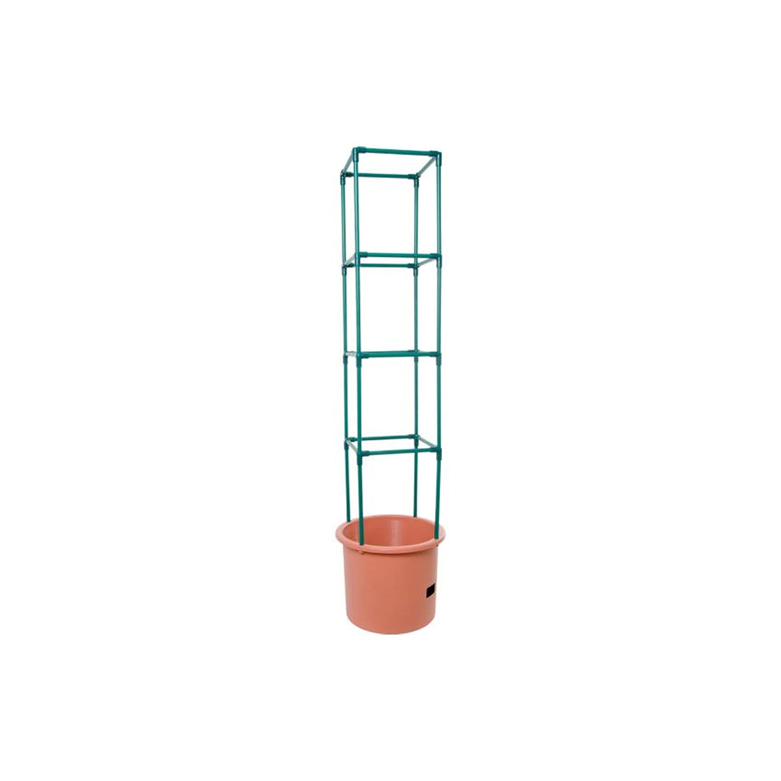 Hydrofarm Gctb2 Heavy Duty Tomato Barrel With 4' Tower, Green