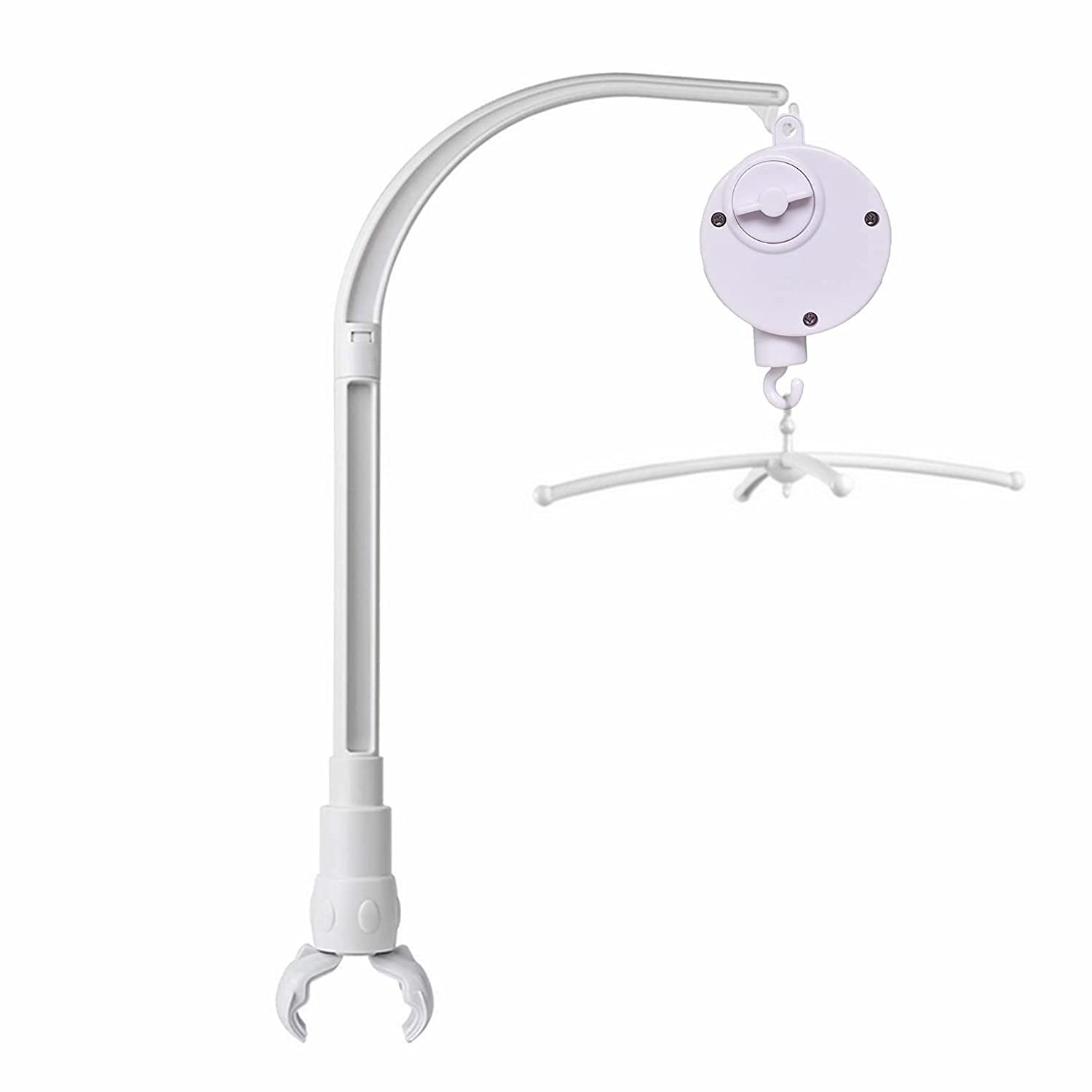 Dwwffer 23 inch Baby Crib Mobile Bed Bell Holder Arm Bracket,The Claw Part can be Adjusted Width,DIY Toy Decoration,Crib Mobile 