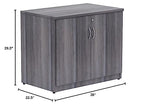 Lorell Essentials 2-Door Storage Cabinet