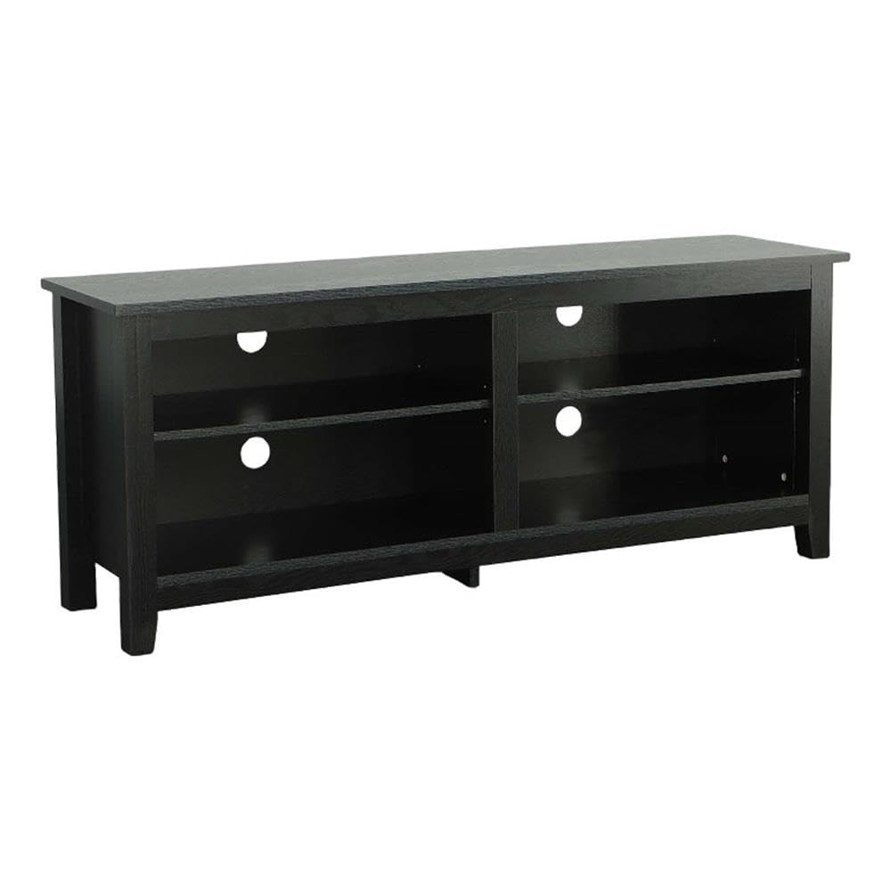 Progressive Furniture Black TAFT 58 Inch TV Entertainment Console