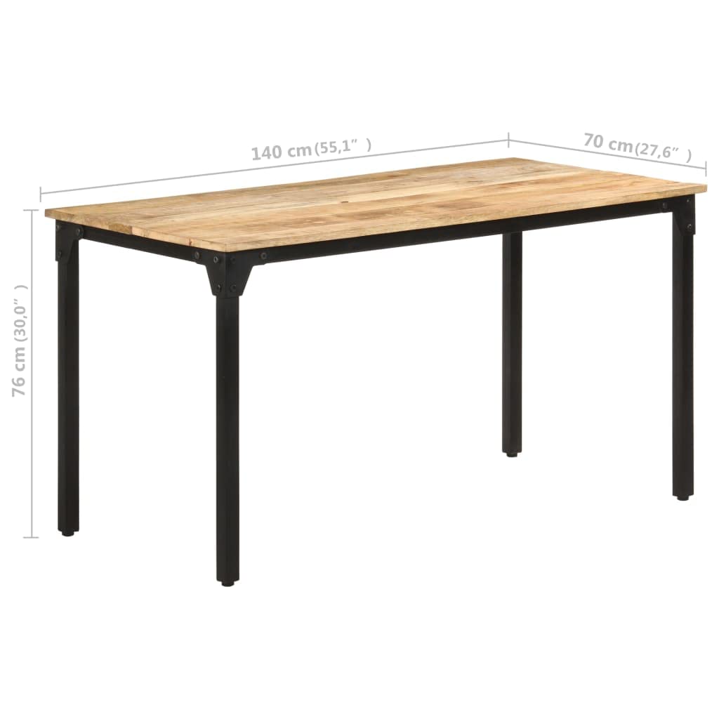 vidaXL Industrial Style Dining Table - Thumbnail 3