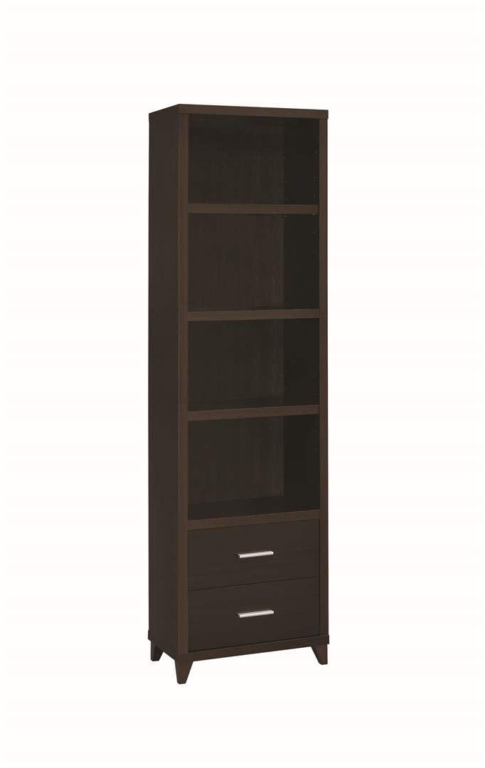 Coaster Furniture 2-Drawer Media Tower Cappuccino 700882