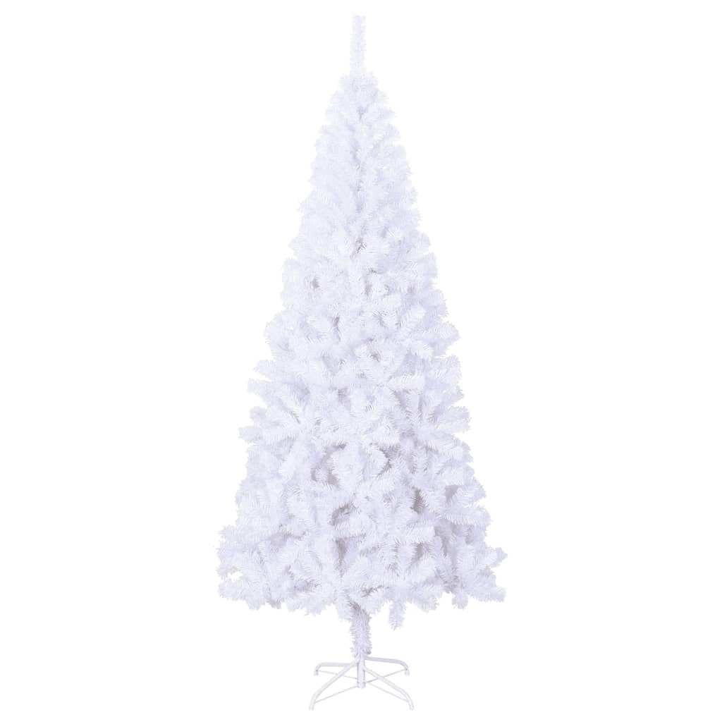 Vidaxl Artificial Christmas Tree With Stand 910 Branches Decoration Living Room Bedroom Hallway Home Indoor Holiday 7 Ft Steel White
