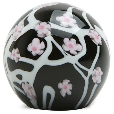 Dynasty Gallery 2' H Small Paperweight - Night Sakura Cherry Blossom
