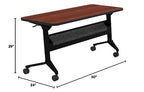 Safco Products Flip-N-Go Training Table, Biltmore Cherry