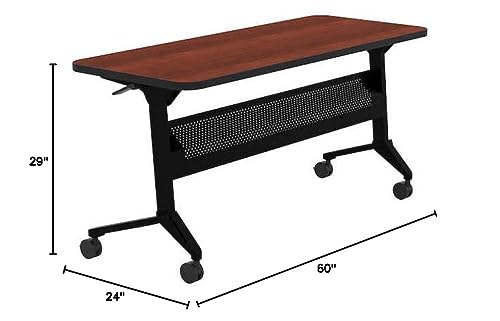 Safco Products Flip-N-Go Training Table, Biltmore Cherry