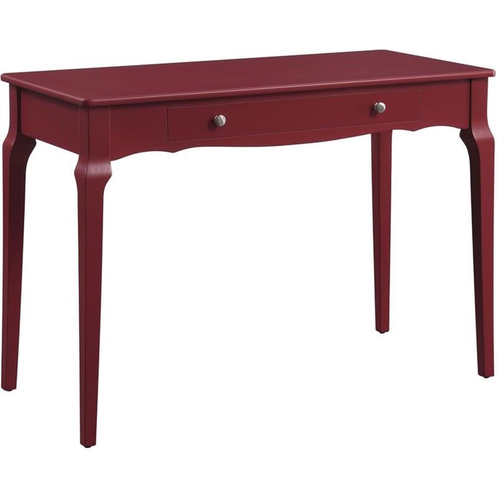 Acme Alsen 1-Drawer Wooden Console Table in Red