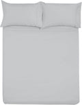 Microfiber Rv Sheet Sets, 28X75 Bunk, Light Grey Solid, Bed Sheets For Campers, Rv'S & Travel Trailers Easy Fit Mattress Up To 1