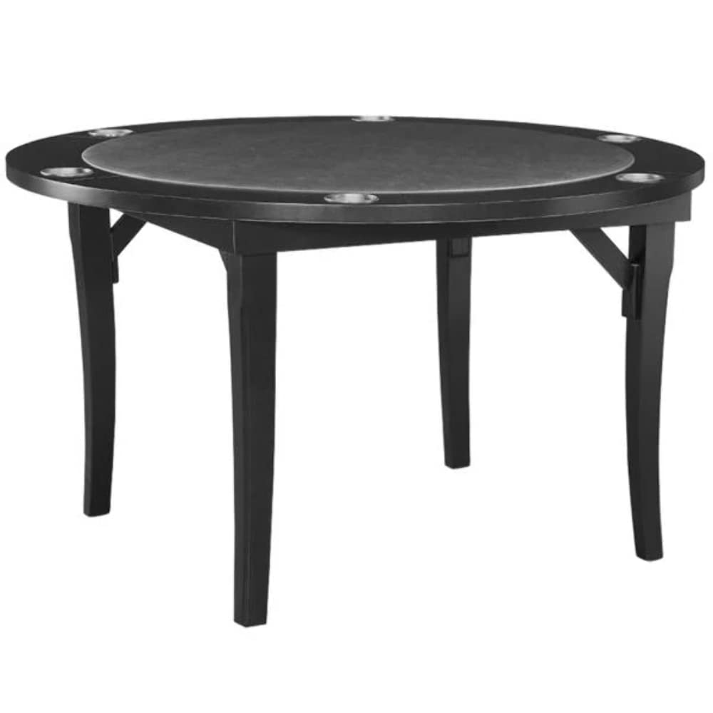 RAM Gameroom Black 48 Folding Game Table