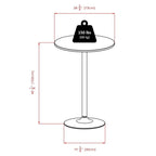 Winsome 93628 Spectrum Dining, Black