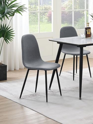 Coaster Home Furnishings Dennison Upholstered Dining Side Chair Grey (Set of 4)