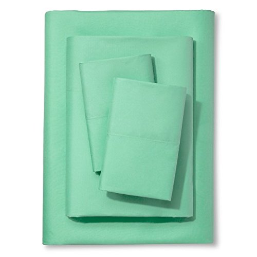 Full Xl 100% Cotton Jersey Knit Aqua Blue Sheet Set - Extra-Soft, Breathable & Hypoallergenic - 15' Deep Pockets, 54' X 80' -