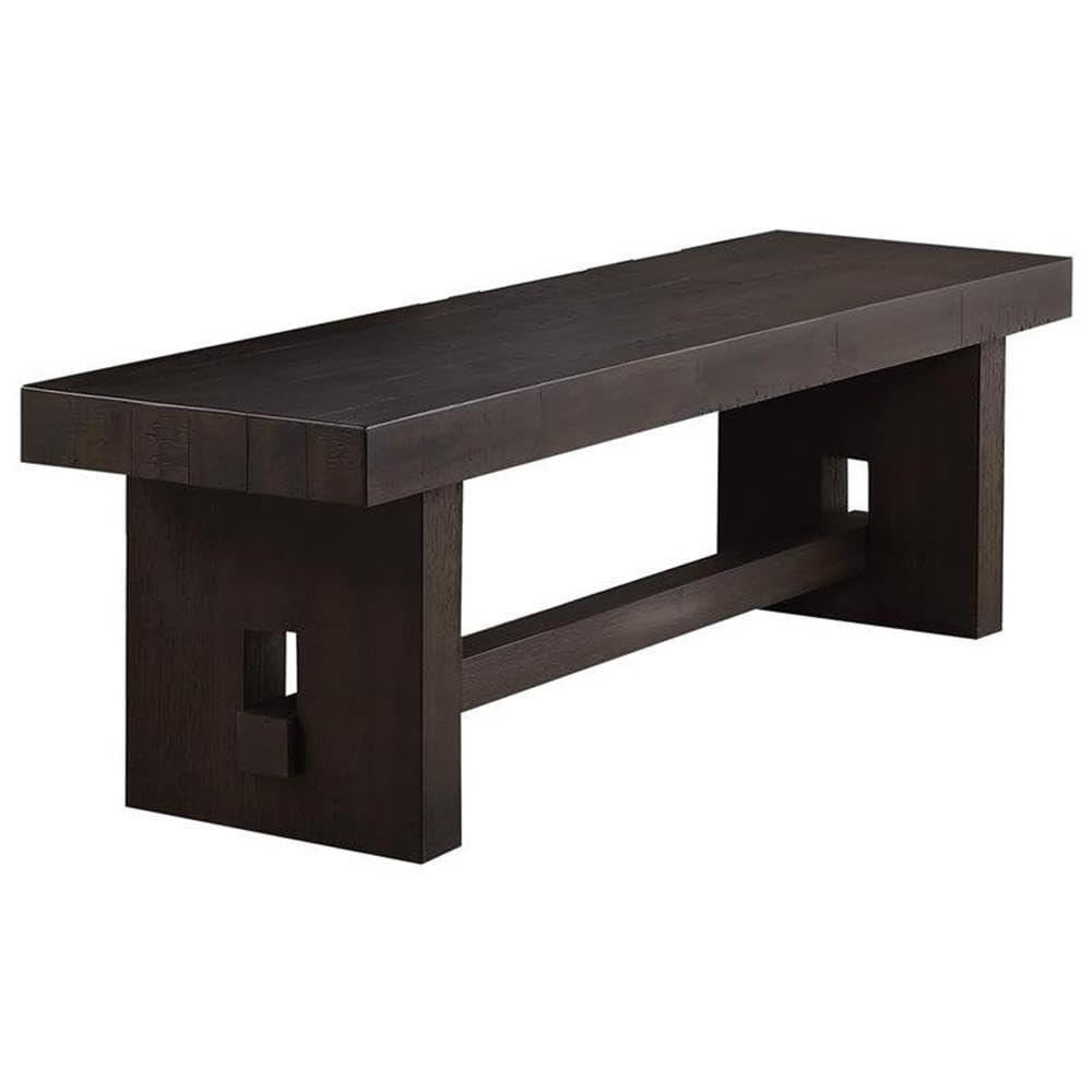 Acme Haddie Bench in Distressed Walnut