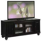 Acme Ferla 4-Door Wooden TV Stand in Black