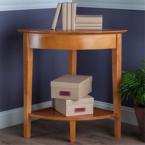 Ergode Studio Home Office Corner Table, Honey