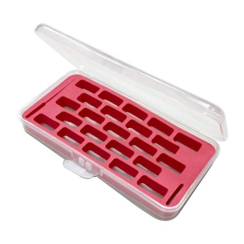 DREAMSTITCH Bobbin Case for Bernina New 7 and 8 Series Jumbo Bobbin Sewing Bobbin Storage Case and Saver Holds 23 Bobbins Box Or