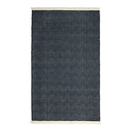 Kosas Home Miller Area Rug, Bedroom, Kitchen Living Room, 5' X 8', Navy