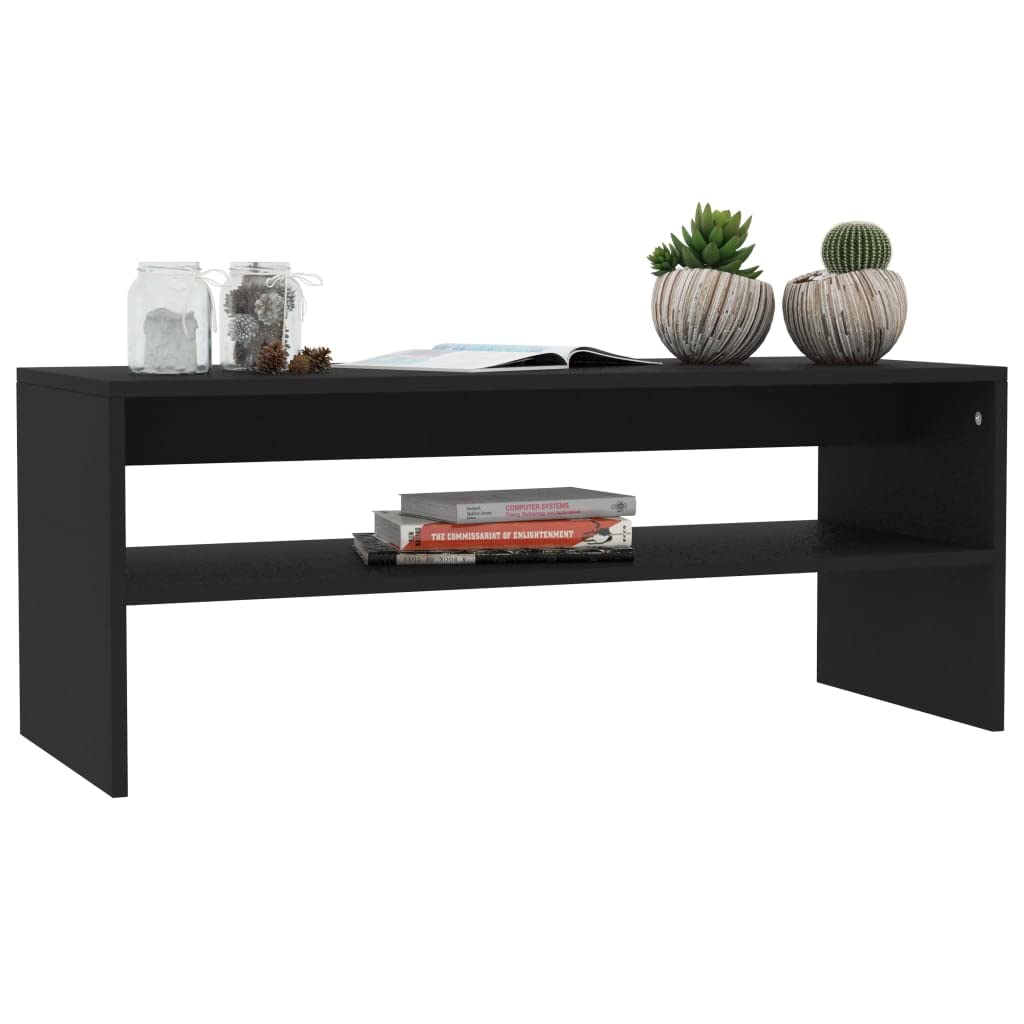 vidaXL Solid Wood Mango and Engineered Wood Coffee Table - Thumbnail 3
