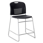 Safco Products Counter-Height Sled Base Chair, Black