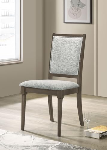Coaster Home Furnishings Onslow Upholstered Dining Side Chair Dark Brown (Set of 2)