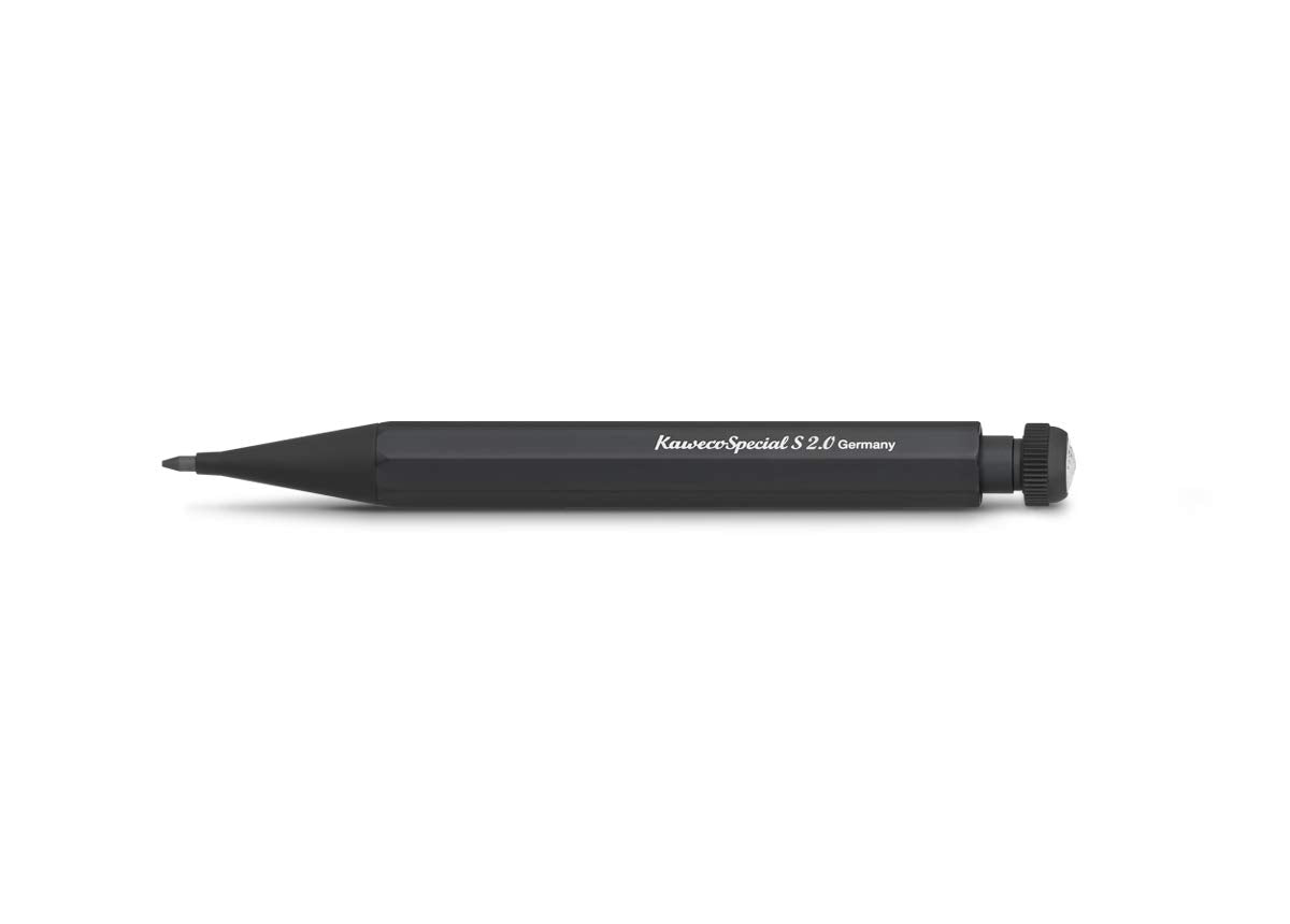 Kaweco Special S Mechanical Pencil Black 2.0 Mm I Lead Pencil Made Of Aluminium I Push Lead Pencil 10.5 Cm I Refillable Pencil W