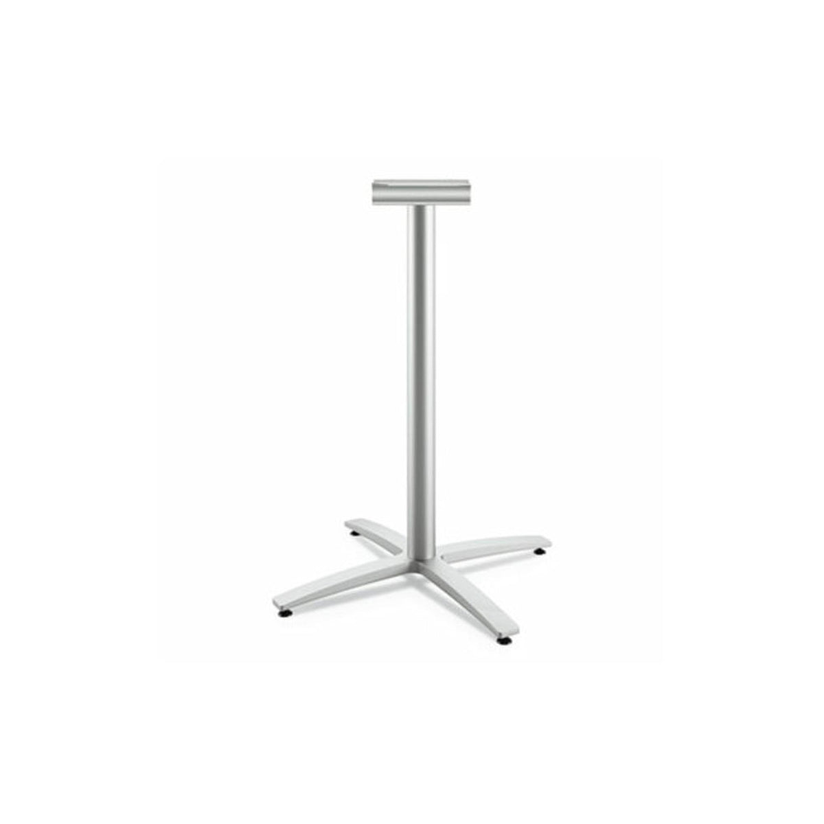 Hon Btx42Lpr8 Between Standing-Height 42-Inch Tops, 32.68W X 41.12H, Silver Table Base