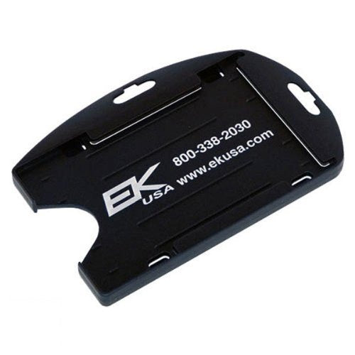 Black Ek Dual Sided Smart Card Holder With Slot Holes (10574) By Ek Usa