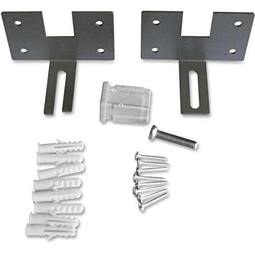 Lorell Panel Wall Brackets, Gray