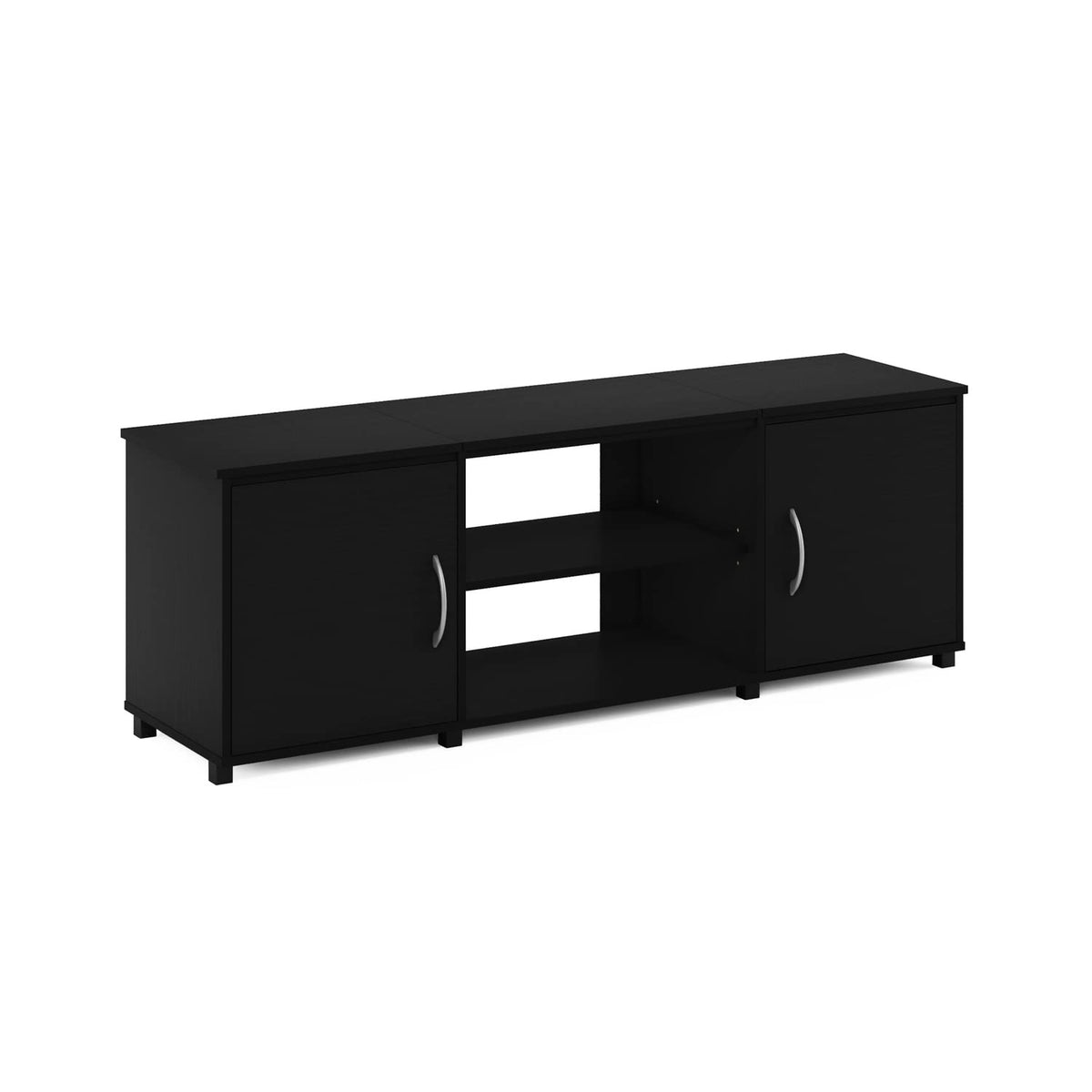 Furinno 19151Bok Tv Stand, Black Oak