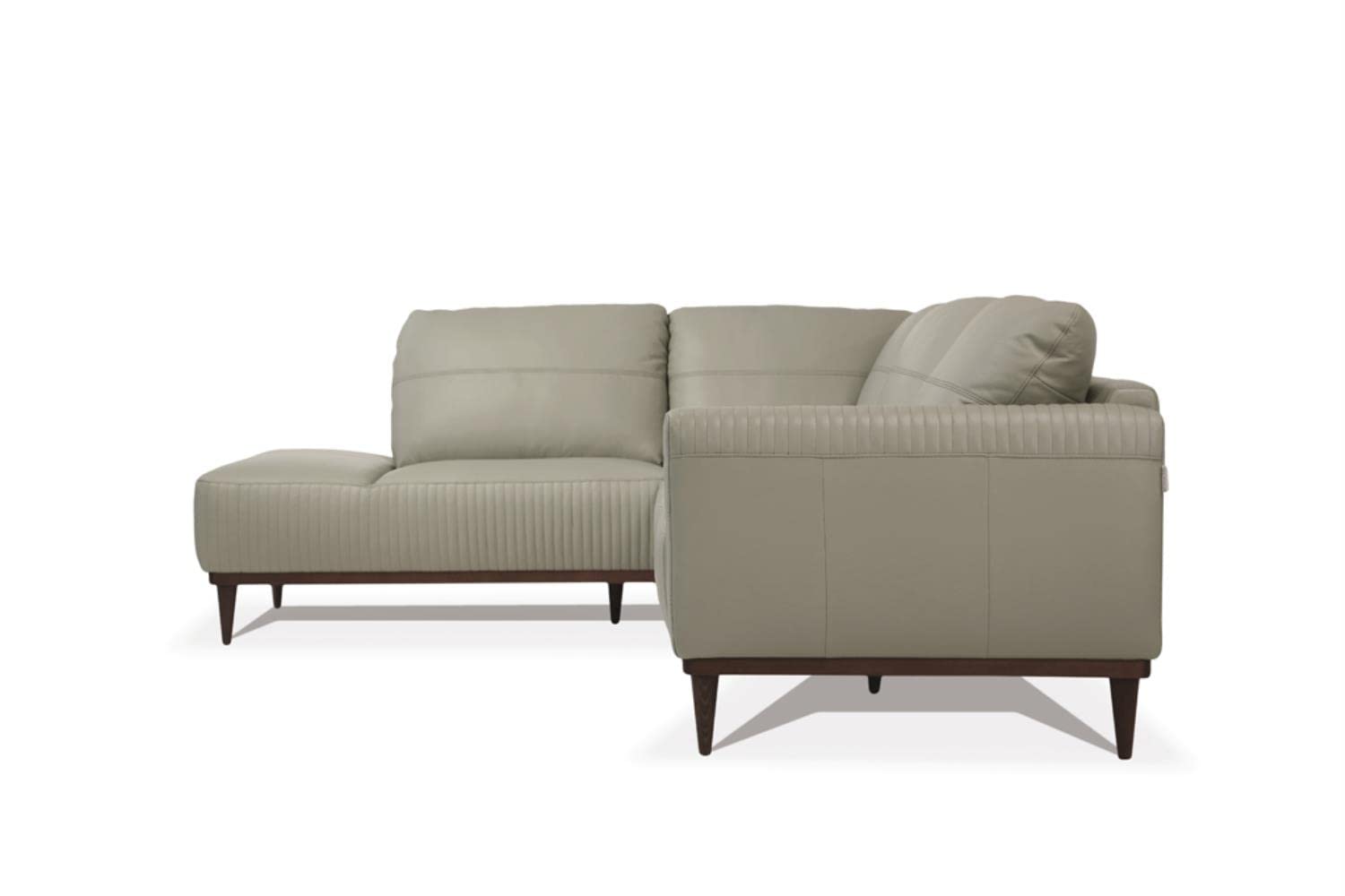 Acme Tampa Left Facing Leather Sectional - Thumbnail 3
