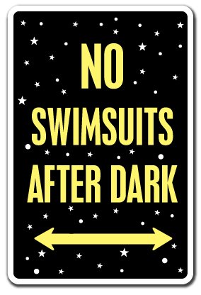 Pool Rules Parking Decal Swim Swimming Bathing Backyard | Indoor/Outdoor | 9' Tall
