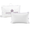 Queen Anne Luxury 100% Down Pillow - European White Goose And Duck Down Blend - Cruelty Free Hotel Pillows - Made In Usa (King S