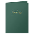 The Gallery Collection, 25 Count, Green, Welcome Pocket Folders, Gold Foil Stamped, For Hr Professionals (9 X 12)