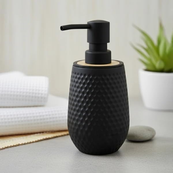RedRubby Glass Soap Dispenser with Pump, Soap Dispenser for Bathroom, Wash Basin, Shampoo, Kitchen, Liquid Handwash Soap Dispen