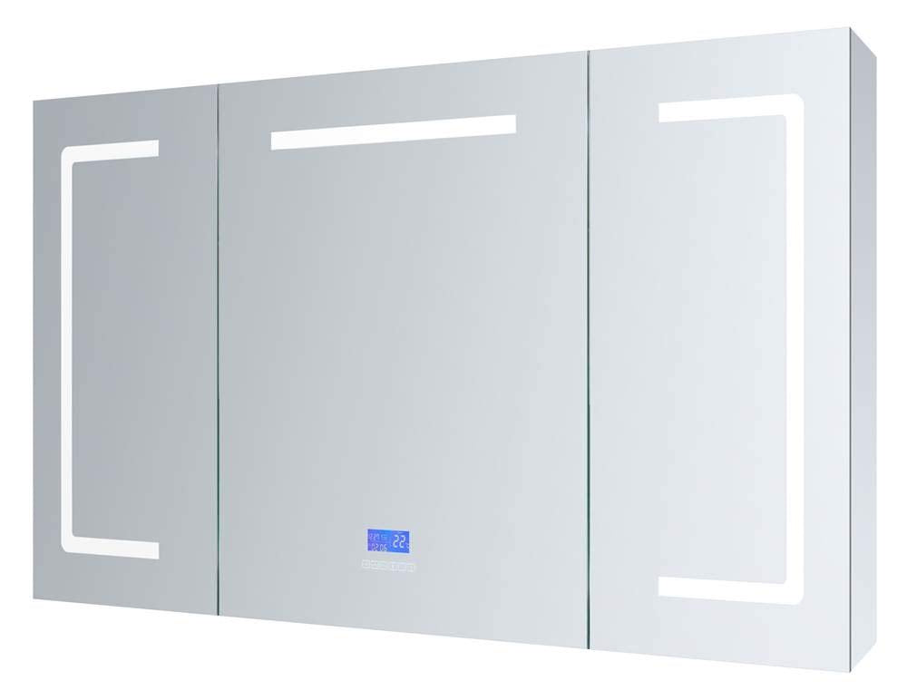 Lexora Home Lesina 48&quot; x 36&quot; LED Medicine Cabinet with Defogger