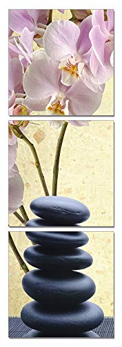 HomeRoots Yoga Stones 3-Panel Photo On Canvas