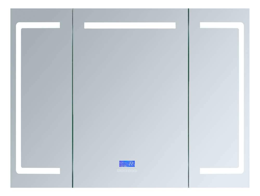 Lexora Home Lesina 48&quot; x 36&quot; LED Medicine Cabinet with Defogger