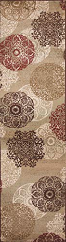 HomeRoots Sand Beige 2' x 8' Sand Polypropylene Runner Rug