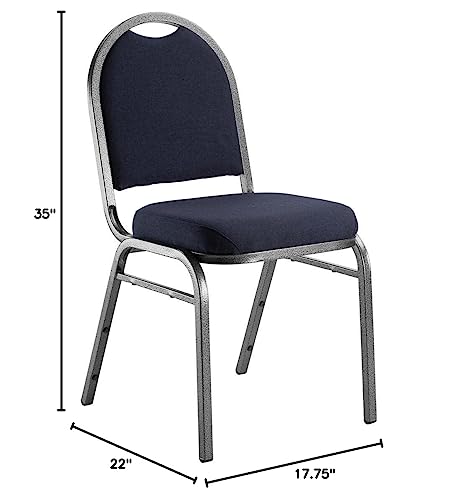 National Public Seating, 9200 Series Fabric Stack Chair, Primary Color Blue, Included (qty.) 1, Seating Type Dining Chair, Model# 9254-SV