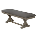 Best Quality Furniture Dining Bench (Single) Gray