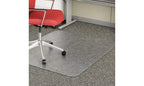 Lorell Rectangular Chair Mat, 46" x 60", Clear, Standard Lip (LLR02158)